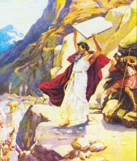 Моисей на горе Синай